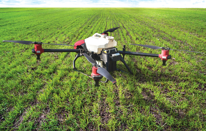 Дрони для підживлення і захисту культур